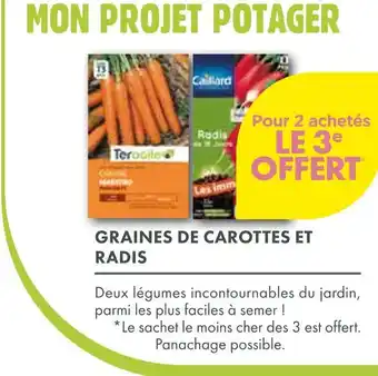 Point Vert GRAINES DE CAROTTES ET RADIS offre