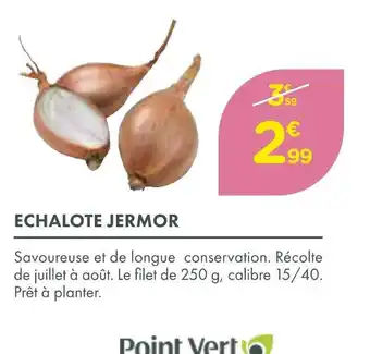 Point Vert Echalote jermor offre