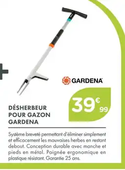 Point Vert GARDENA DÉSHERBEUR POUR GAZON offre