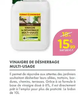 Point Vert Natureva Vinaigre de désherbage multi-usages offre