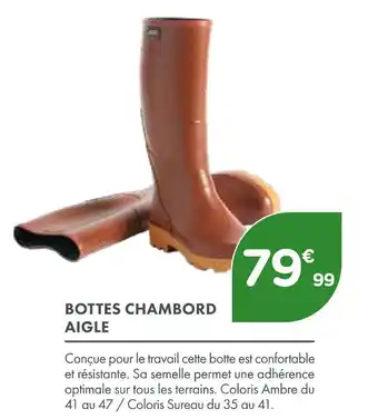 Point Vert AIGLE Bottes chambord offre