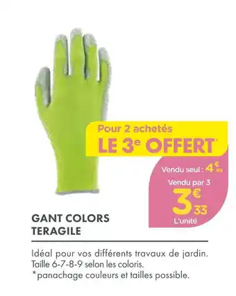 Point Vert TERAGILE GANT COLORS offre