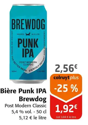 Colruyt BREWDOG Bière punk ipa offre