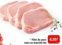 Colruyt Filet de porc sans os tranché fin offre