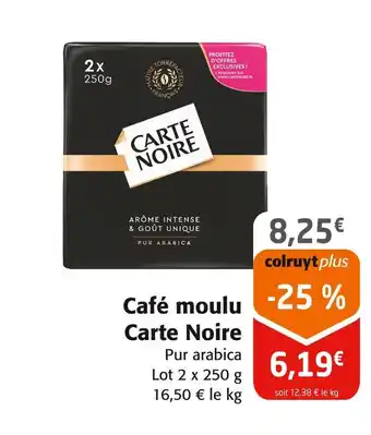 Colruyt CARTE NOIRE Café moulu offre