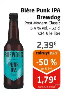 Colruyt BREWDOG Bière punk ipa offre