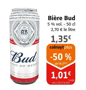 Colruyt Bud Bière offre