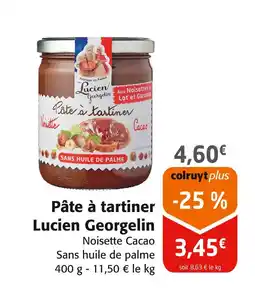 Colruyt LUCIEN GEORGELIN Pâte à tartiner offre