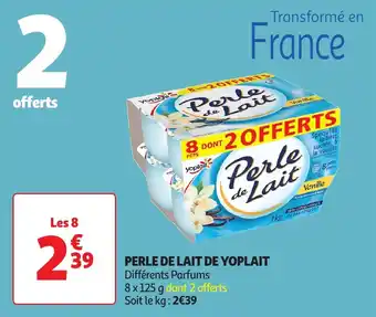 Auchan Perle de lait de yoplait offre