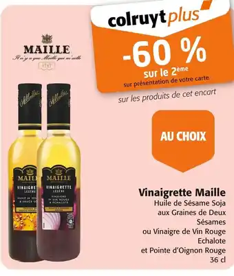 Colruyt MAILLE Vinaigrette offre