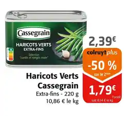 Colruyt CASSEGRAIN Haricots Verts Cassegrain offre