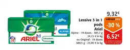 Colruyt ARIEL Lessive 3 in 1 pods offre