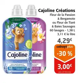 Colruyt Cajoline Cajoline Créations offre