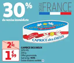 Auchan Caprice des dieux offre