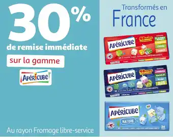 Auchan Sur la gamme apéricube offre