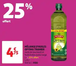 Auchan Mélange d'huiles optima tramier offre