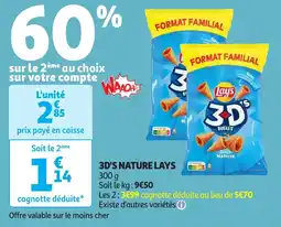 Auchan 3d's nature lays offre