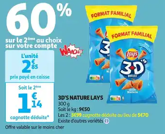 Auchan 3d's nature lays offre