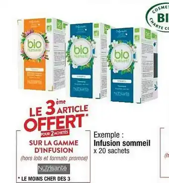 Cora x Carrefour Infusion Sommeil Nutrisante offre