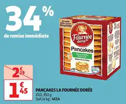 Auchan Pancakes la fournée dorée offre