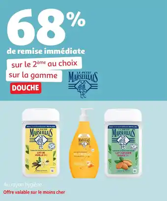 Auchan Sur la gamme douche marseillais offre