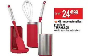 Cora x Carrefour Kit Range Ustensiles Premium Terraillon offre