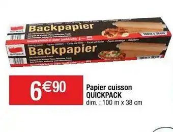 Papier Cuisson Quickpack