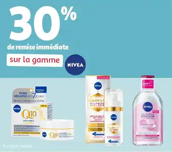 Auchan Sur la gamme nivea offre