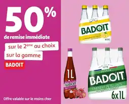 Auchan Sur la gamme badoit offre