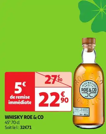 Auchan Whisky roe & co offre