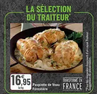 Paupiette De Veau Forestière