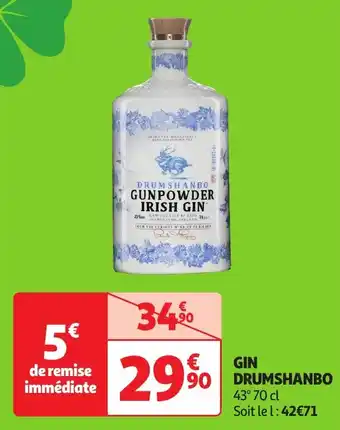 Auchan Gin drumshanbo offre