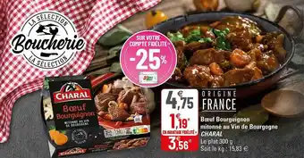 G20 Bœuf Bourguignon Mitonné Au Vin De Bourgogne Charal offre