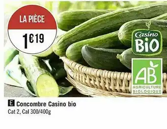 Concombre Casino Bio