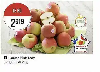 Géant Casino Pomme Pink Lady offre