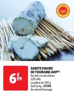 Auchan Sainte maure de touraine aop offre