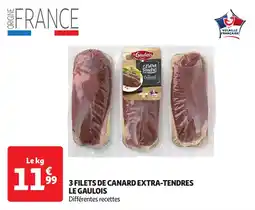 Auchan 3 filets de canard extra-tendres le gaulois offre