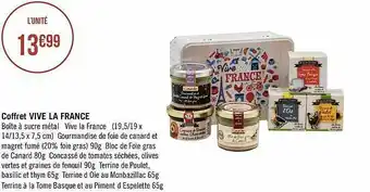 Géant Casino Coffret Vive La France offre