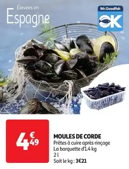 Auchan Moules de corde offre