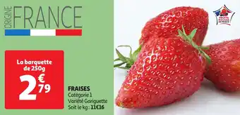 Auchan Fraises offre