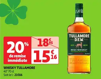 Auchan Whisky tullamore offre