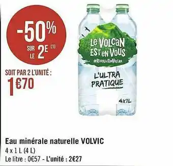 Eau Minérale Naturelle Volvic