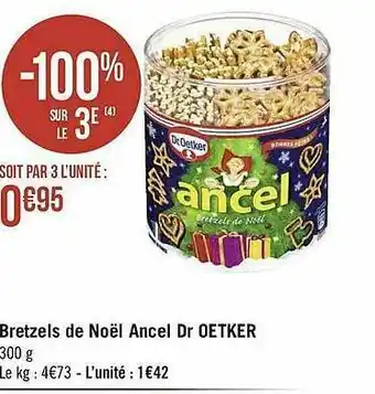 Géant Casino Bretzels De Noël Dr Oetker offre