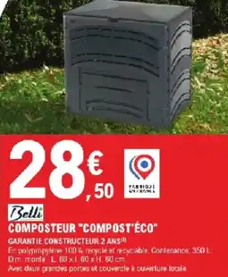 E.Leclerc Jardi Composteur compost'éco offre