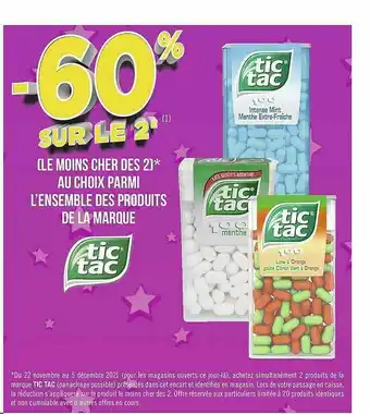 Produits De La Marque Tic Tac