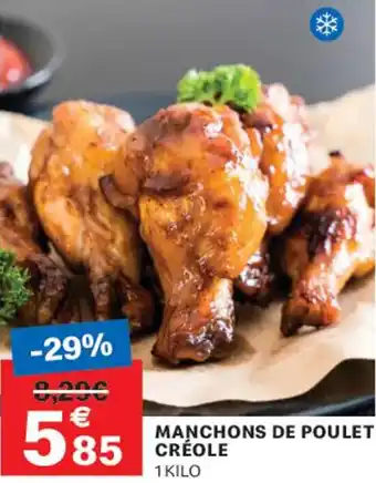 Leader Price Manchons de poulet créole offre