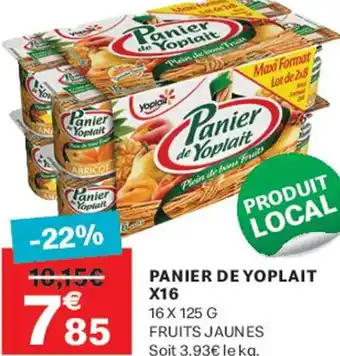 Leader Price Panier de yoplait x16 offre