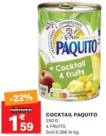 Leader Price Cocktail paquito offre