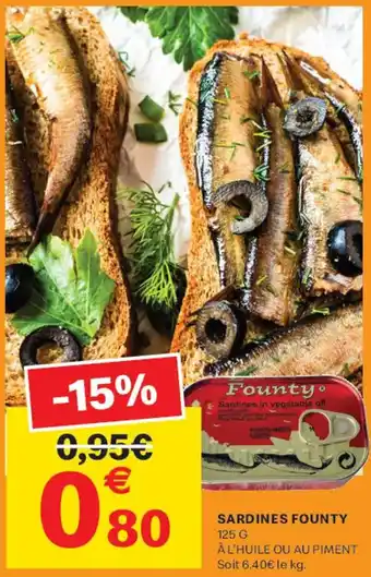 Leader Price Sardines founty offre