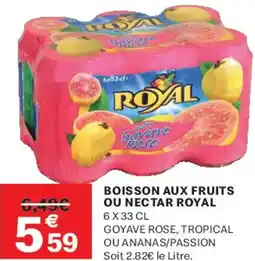 Leader Price Boisson aux fruits ou nectar royal offre